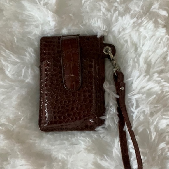 NWT 3 New Mini Leather, Faux Croc Minaudiere Coin/Card Holders - Picture 10 of 12
